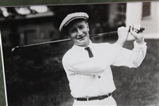 Jerome Travers Signed Cut with Photo Display - Framed PSA/DNA FULL Letter #AJ06025