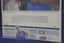 Dufnering!' Jason Dufner Kissing The Wanamaker Trophy 2013 Newspaper Page - Framed