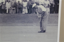 1948 Mike Turnesa Putts During the 1948 PGA Championship Photo - Framed