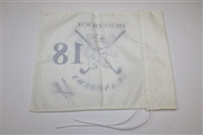 Henrik Stenson Signed Old Course St. Andrews Flag & Old Course Scorecard JSA ALOA