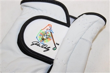 John Daly's Signed Personal 'The Lion' Logo Left-Handed White Golf Glove JSA ALOA