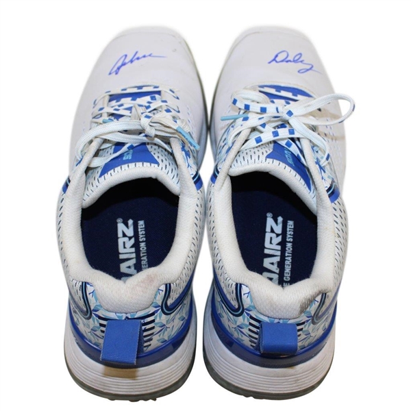 John Daly's Signed Personal Sqairz 'Ice Designs' Golf Shoes - Size 12 JSA ALOA