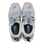 John Daly's Signed Personal Sqairz 'Gray, Lt Gray & Black' Golf Shoes - Size 12 JSA ALOA