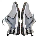 John Daly's Signed Personal Sqairz 'Gray, Lt Gray & Black' Golf Shoes - Size 12 JSA ALOA