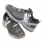 John Dalys Signed Personal Sqairz Charcoal with White & Gray Golf Shoes - Size 12 JSA ALOA