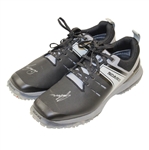 John Daly's Signed Personal Sqairz 'Charcoal with White & Gray' Golf Shoes - Size 12 JSA ALOA