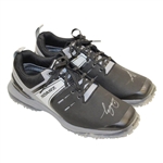 John Daly's Signed Personal Sqairz 'Charcoal with White & Gray' Golf Shoes - Size 12 JSA ALOA
