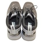 John Daly's Signed Personal Sqairz 'Charcoal with White & Gray' Golf Shoes - Size 12 JSA ALOA