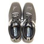 John Daly's Signed Personal Sqairz 'Charcoal with White & Gray' Golf Shoes - Size 12 JSA ALOA