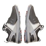 John Daly's Signed Personal Sqairz 'Charcoal with White & Gray' Golf Shoes - Size 12 JSA ALOA