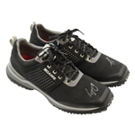 John Daly's Signed Personal Sqairz 'Black with Gray & White' Golf Shoes - Size 12 JSA ALOA