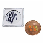 John Dalys Personal Custom Copper Wild Thing Golf Ball Marker in Signed Case w/Bag JSA ALOA