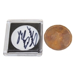John Daly's Personal Custom Copper 'The Lion' Golf Ball Marker in Signed Case w/Bag JSA ALOA