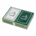 The Masters Tournament Logo Green/White Playing Cards in Original Box