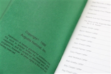 1990, 1991, 1993 & 1996 Augusta National GC 'Records of the Masters Tournament' Booklets