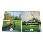 Ten (10) Masters Tournament Journals - 2001, 2012, 2013, 2014, 2015 & 2016