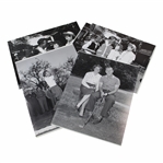 Four (4) Various 11x14 Presentation Photos of Arnold Palmer with Winnie & others