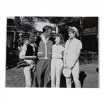 Four (4) Various 11x14 Presentation Photos of Arnold Palmer with Winnie & others