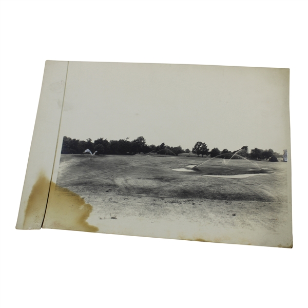 Early 1930's Fairway With Sprinklers Photo Stamped on Verso - Wendell Miller Collection