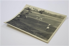 Early 1930's 8 Golfers On Green Photo - Wendell Miller Collection