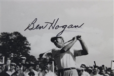 Ben Hogan & Sam Snead Signed 1954 Masters Playoff Frank Christian Photo JSA ALOA