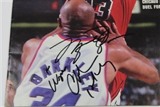 Michael Jordan & Charles Barkley Dual Signed 1983 Sports Illustrated Magazine JSA ALOA