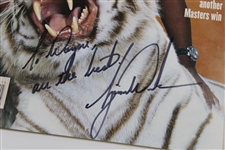 Tiger Woods Signed 1998 Masters Week Sports Illustrated Magazine JSA ALOA