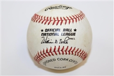 Arnold Palmer Signed Rawlings National League Official Baseball JSA ALOA