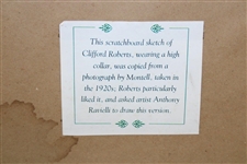 Clifford Roberts Signed TLS on Dated 1974 ANGC Letterhead - Framed JSA ALOA