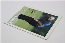Jack Nicklaus Signed Arnold Palmer's Personal Golf Journal Magazine JSA ALOA