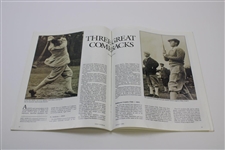 Jack Nicklaus Signed Arnold Palmer's Personal Golf Journal Magazine JSA ALOA
