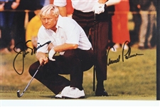 Jack Nicklaus & Arnold Palmer Signed Team USA 1971 Ryder Cup Photo JSA ALOA