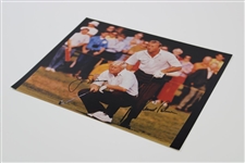 Jack Nicklaus & Arnold Palmer Signed Team USA 1971 Ryder Cup Photo JSA ALOA