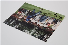 Arnold Palmer, Gary Player & Ray Floyd Signed Masters Tee Box Photo JSA ALOA