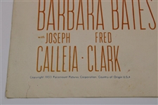 Original 1953 'The Caddy Dean Martin And Jerry Lewis' Movie Lobby Half Sheet Poster 53/484