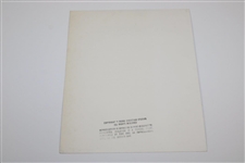 Gene Sarazen Signed Swinging Frank Christian Studio Stamped Photo JSA ALOA