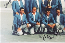 1991 Ryder Cup War at The Shore Team USA & Captain Signed Photo JSA ALOA