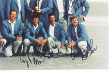 1991 Ryder Cup War at The Shore Team USA & Captain Signed Photo JSA ALOA