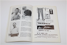 Arnold Palmer (x2) & Team USA Members Signed 1961 Ryder Cup Program JSA ALOA