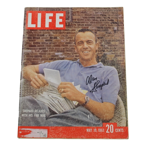 Alan Shepard Signed 1961 LIFE Magazine - May 19 JSA ALOA