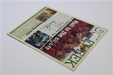 Arnold Palmer’s Personal 1996 Presidents Cup Golf Week Magazine Signed JSA ALOA