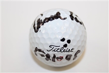 Arnold Palmer Signed Personal Used Golf Ball w/Date & Score - Shot a 68 JSA ALOA
