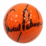 Arnold Palmer Signed Michael Jordan #23 Orange Golf Golf Ball JSA ALOA