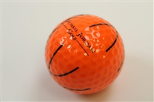 Arnold Palmer Signed Michael Jordan #23 Orange Golf Golf Ball JSA ALOA
