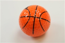 Arnold Palmer Signed Michael Jordan #23 Orange Golf Golf Ball JSA ALOA