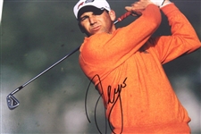 Sergio Garcia Signed Post Swing Pose 8x10 Photo JSA