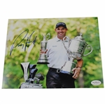 Padraig Harrington Signed Claret Jug & Wanamaker Trophy 8x10 Photo JSA
