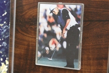 Tiger Woods 'One of 5 Golfers to Complete the Career Grand Slam' w/Card Display Piece