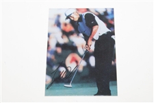 Tiger Woods 'One of 5 Golfers to Complete the Career Grand Slam' w/Card Display Piece