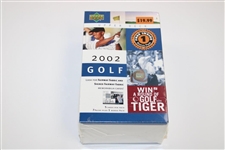 2002 Upper Deck 'Fairway Fabric & Signed Fairway Fabric' Box - 5 per pack - 7 packs plus Bonus Pack